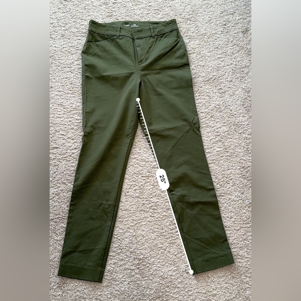 Old Navy Olive Green Pixie Pants - image 4